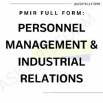PMIR Full Form in Hindi & English