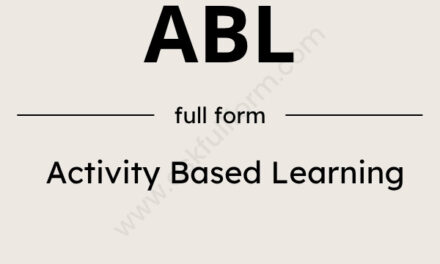 ABL Full Form – Complete Guide to Activity-based Learning